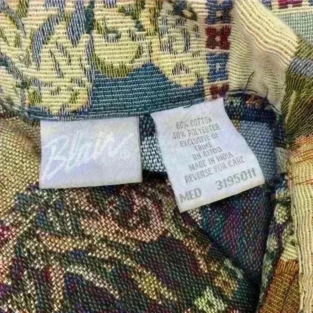Vintage tapestry jacket with American pattern by Blair - Picture 7 of 7